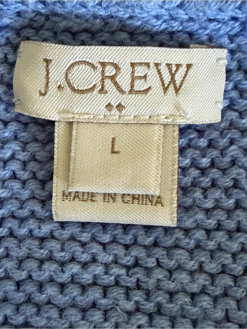 J. Crew Light Blue Crewneck Sweater